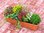Bepflanzter Blumenkasten 60 cm wintergrün -bunt